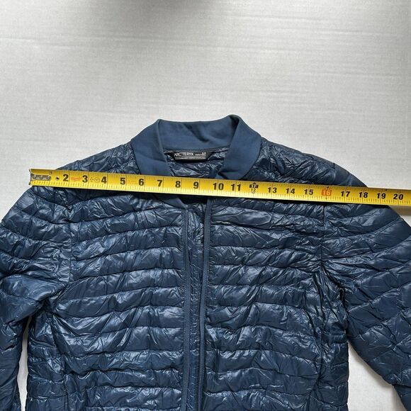 Arc'teryx Nexis Down Puffer Bomber Jacket Full Zip Women's Small Blue Winter - Picture 7 of 12